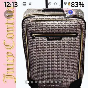 New Juicy couture word play luggage